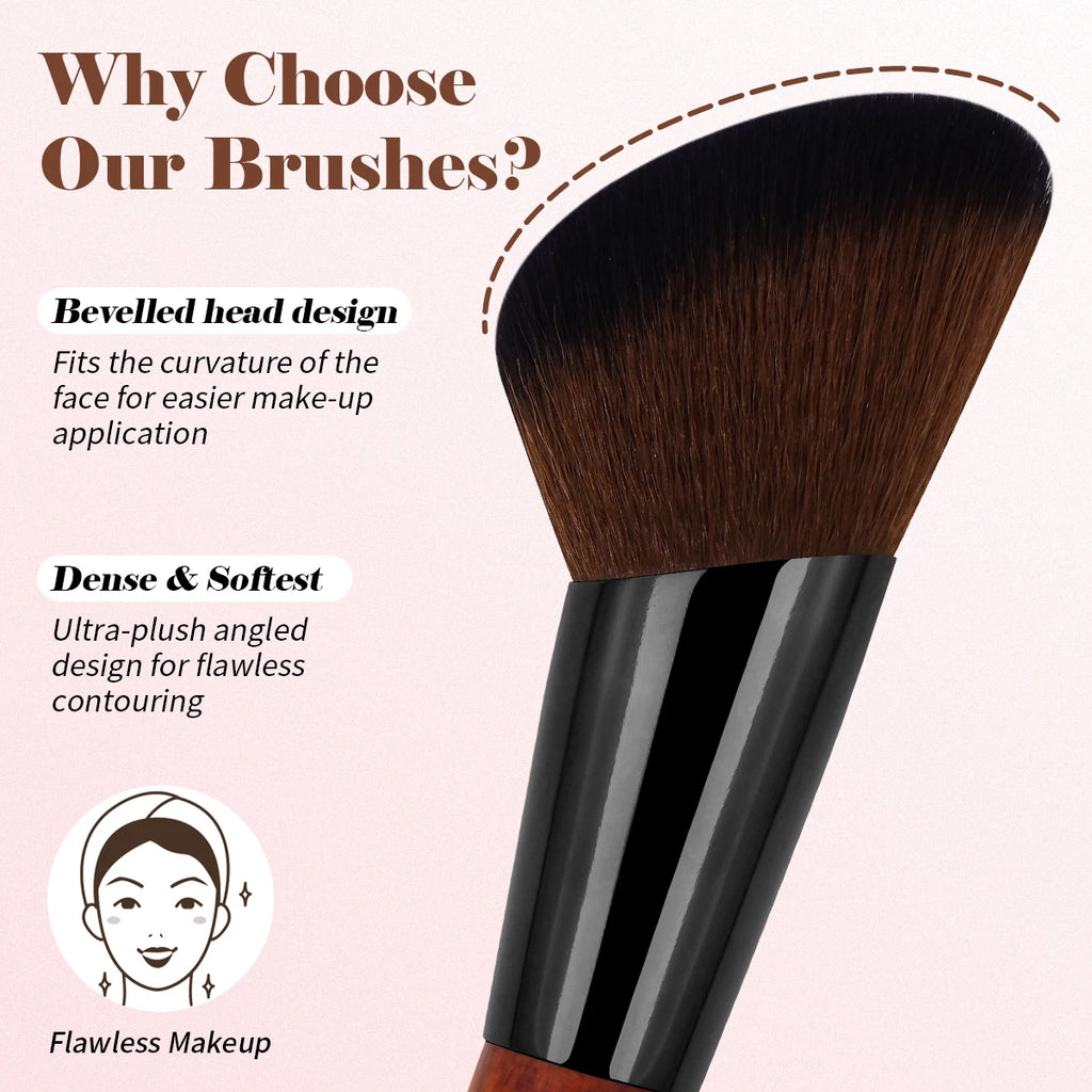 MAANGE Double-Ended Foundation & Concealer Makeup Brush Makeup Brush QXL