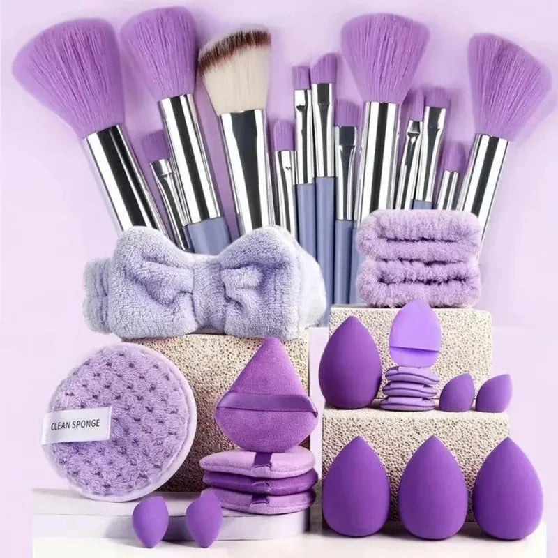 33-Piece Makeup Sponge & Wedge Set | Flawless Blending Kit Makeup Sponge Set QXL