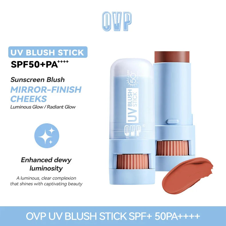 Matte Blush Stick | Satin Finish | 5 Shades | Long-Lasting Cream Blush Stick QXL