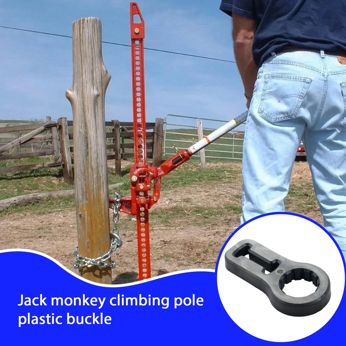 Farm Jack Handle Mount Bracket | Hi-Lift Off-Road Grip Jack Handle Bracket QXL