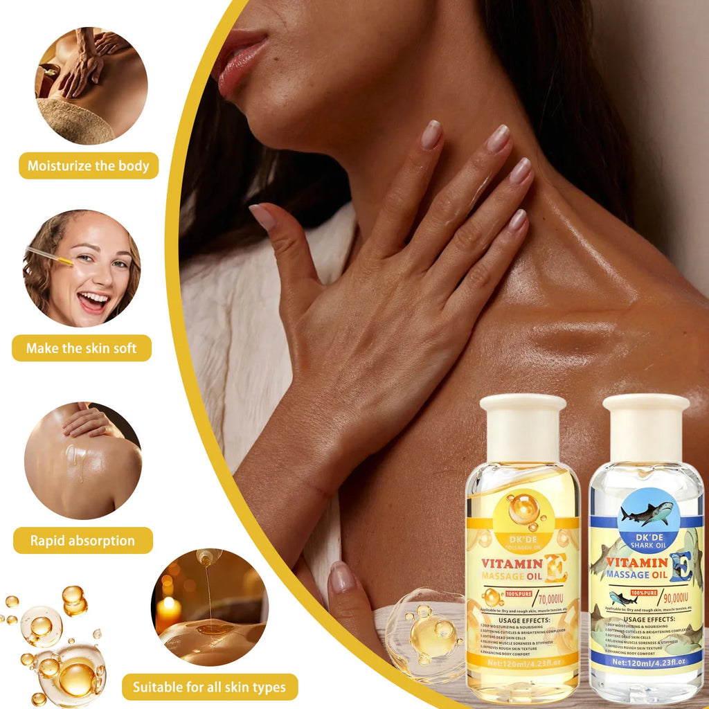 Vitamin Body Massage Oil & Moisturizing Lotion – All Skin Types Body Massage Oil QXL