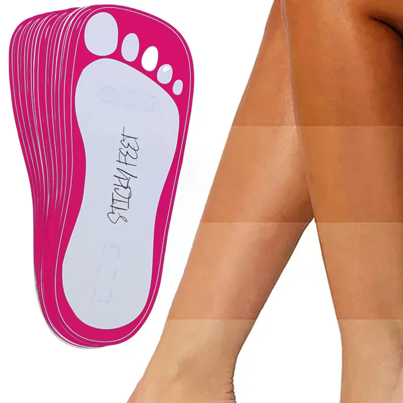10-Pair EVA Spray Tan Foot Pads | Disposable Non-Slip Protectors Spray Tan Foot Pads QXL