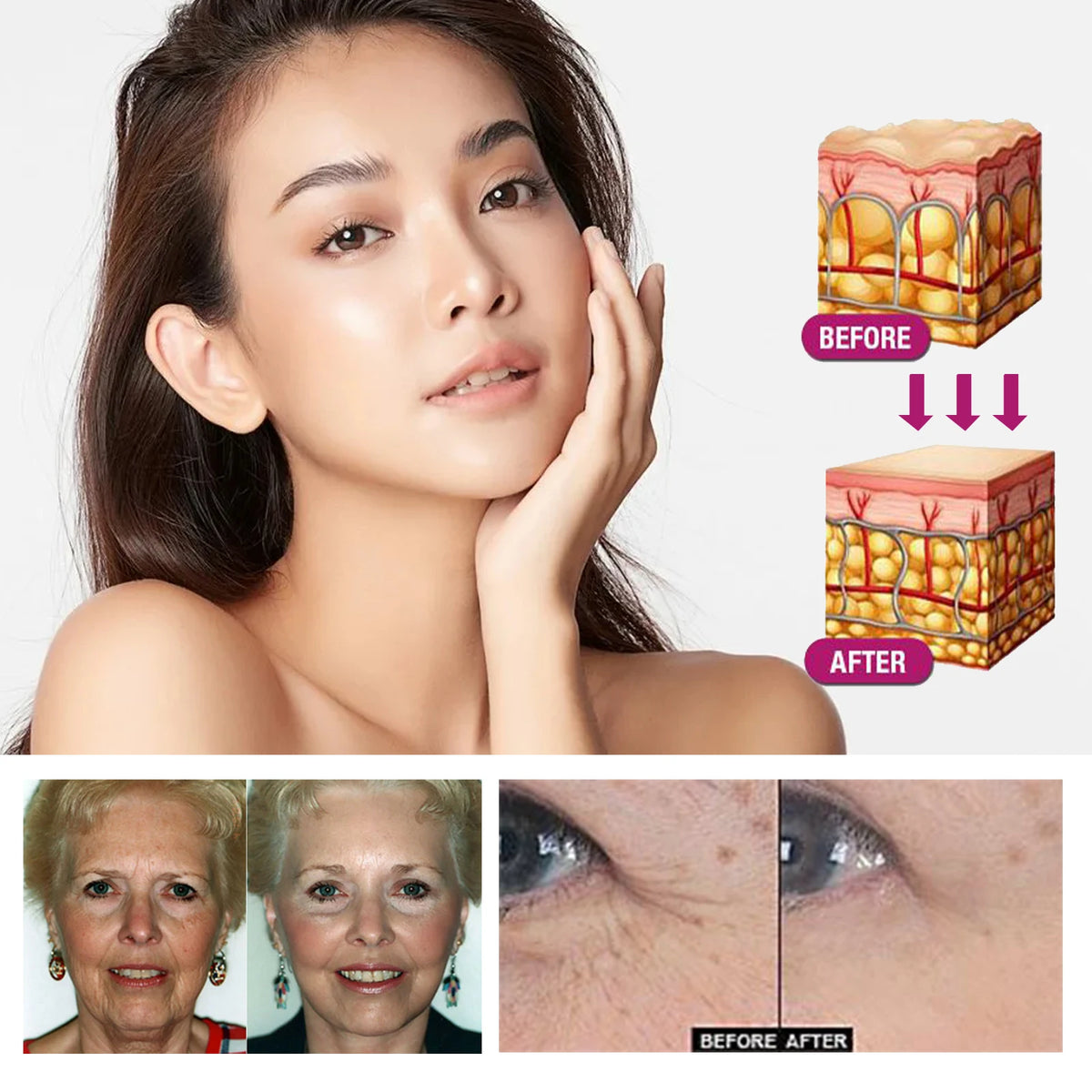 Eelhoe Collagen Firming Sleeping Mask | Hyaluronic Acid Sleeping Face Mask QXL