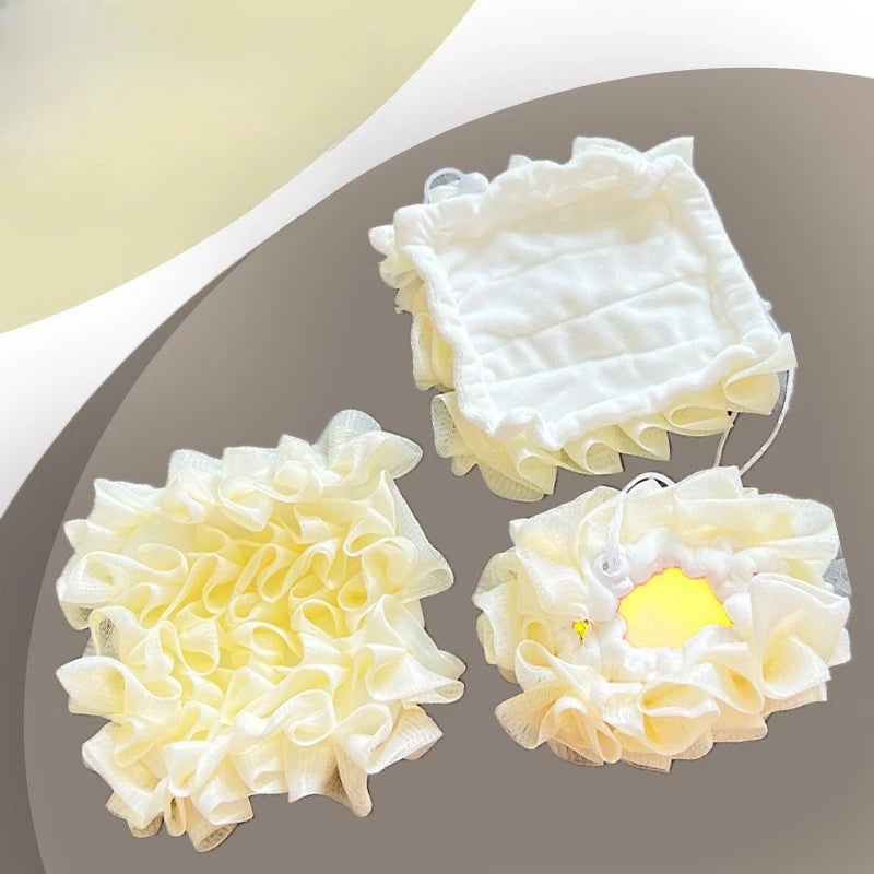 2-in-1 Loofah Bath Ball with Soap Dispenser | Body Scrubber Loofah Bath Scrubber QXL