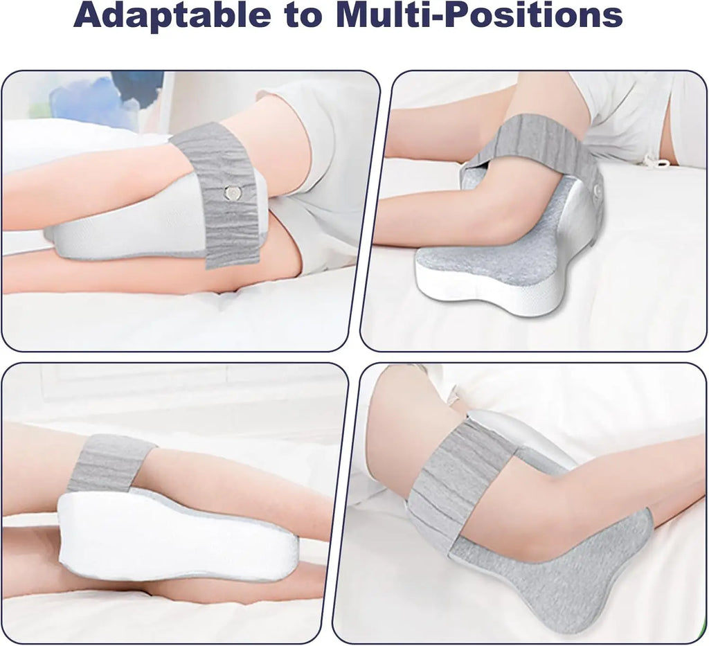 Memory Foam Knee Pillow for Side Sleepers & Pregnancy Support Knee Support Pillow QXL