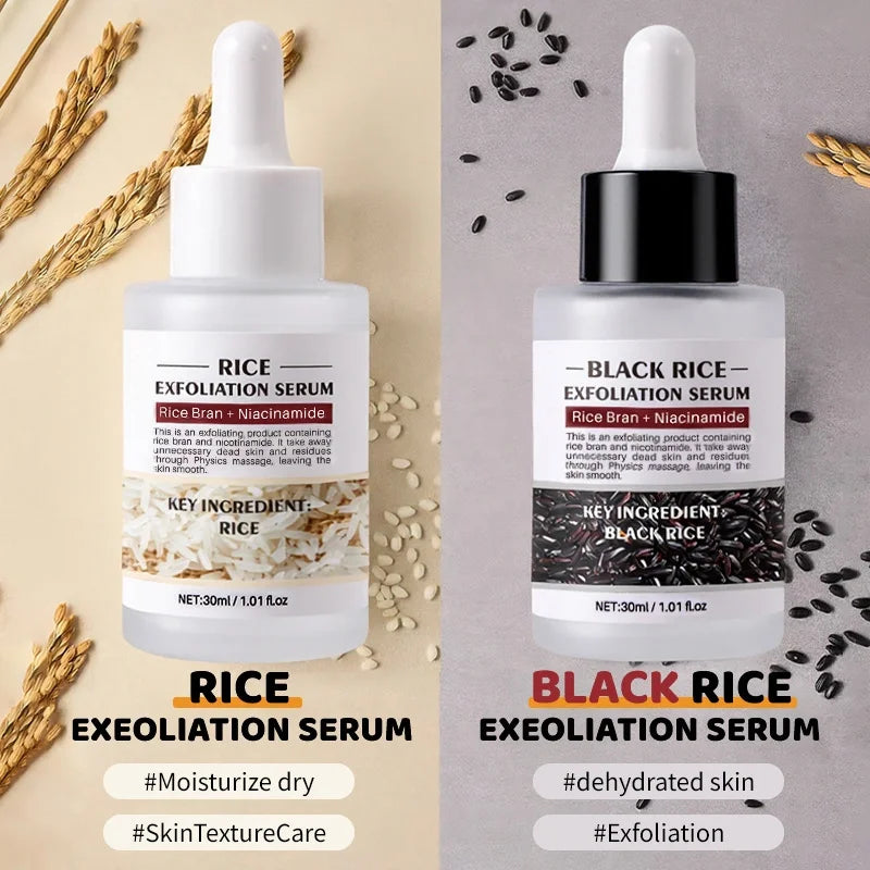 2-Piece Black Rice Exfoliating Essence Travel Skincare Set Exfoliating Skincare Set QXL