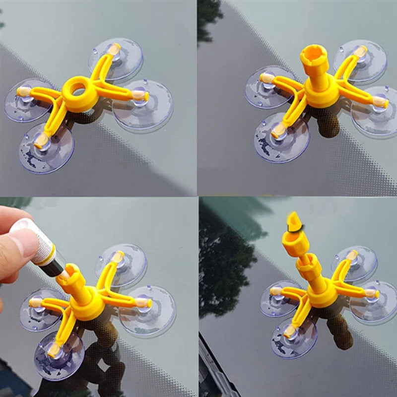 DIY Windshield Repair Kit – Cracked Glass Resin Sealer Windshield Repair Kit QXL