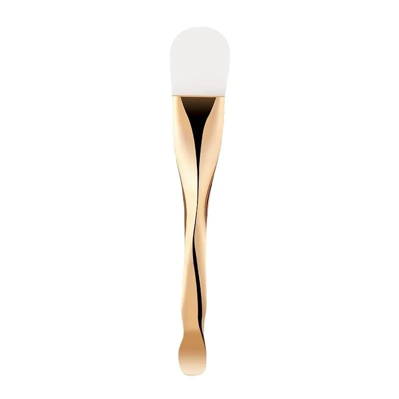 Dual-Head Silicone Face Mask Brush with Digging Spoon Face Mask Brush QXL