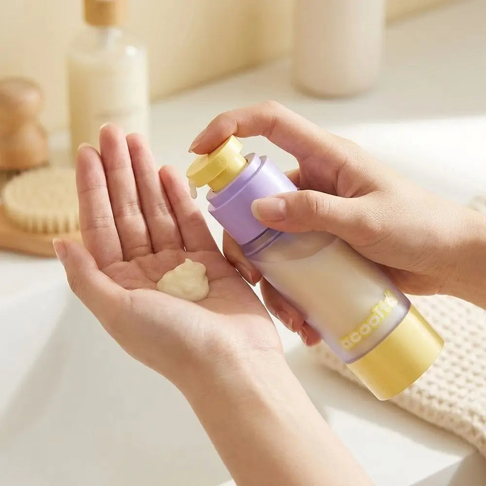 Travel Vacuum Pump Bottles 30ml & 80ml | Refillable Lotion Travel Pump Bottle QXL