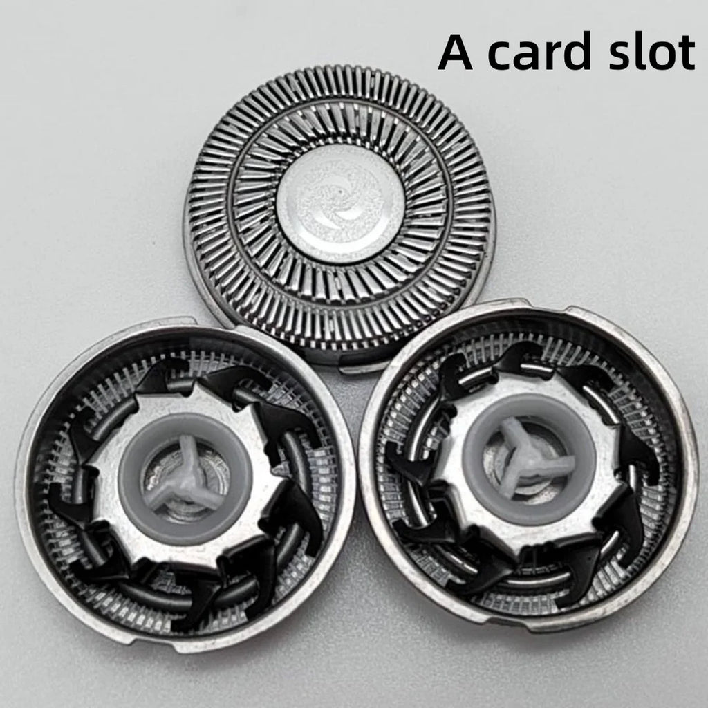 Electric Shaver Replacement Blade Head FR6/FR8 Foil Mesh Shaver Replacement Blade QXL R6-Acard slot-3PCS