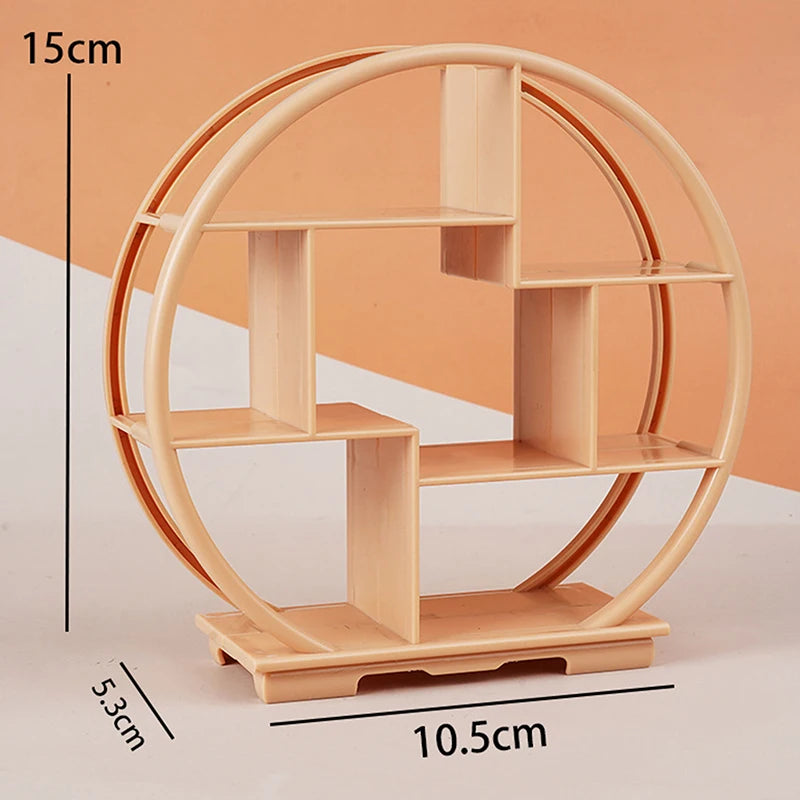 Miniature Dollhouse Display Shelf | 1:6 & 1:12 Scale Rack Dollhouse Miniature QXL
