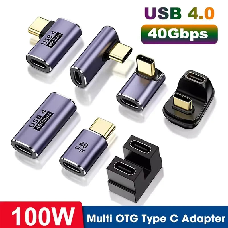 USB 4.0 USB-C Adapter 240W PD 8K 40Gbps OTG Extender USB-C Adapter QXL