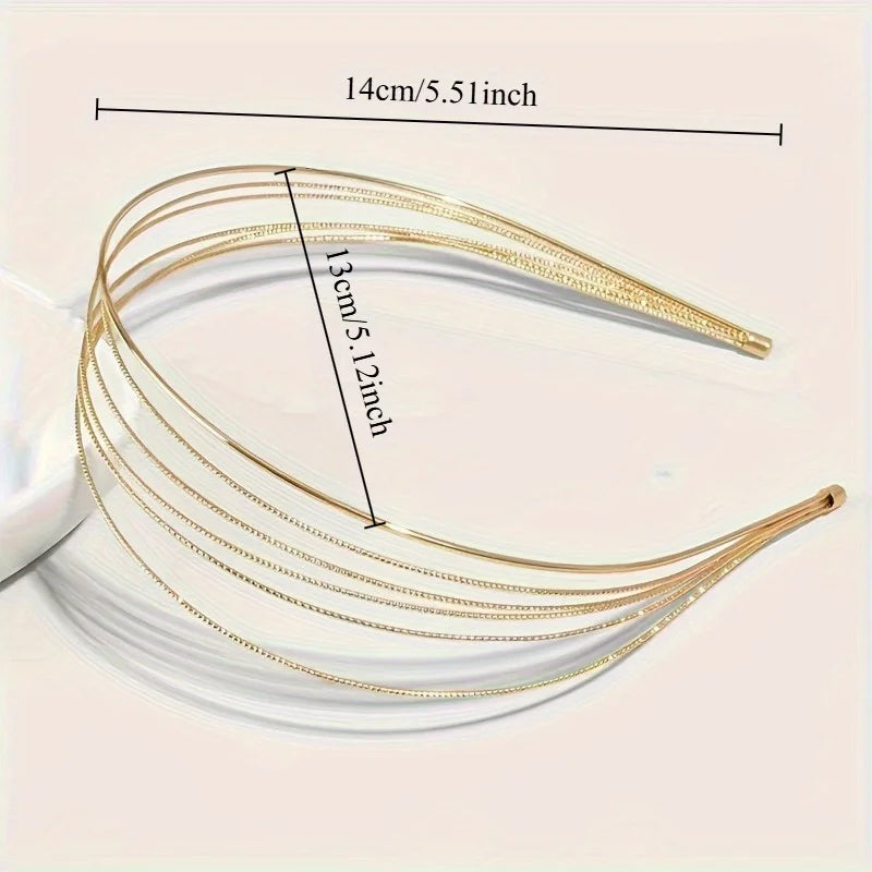 Multilayer Wide Non-Slip Headband | Women's Hair Hoop Wide Hair Headband QXL