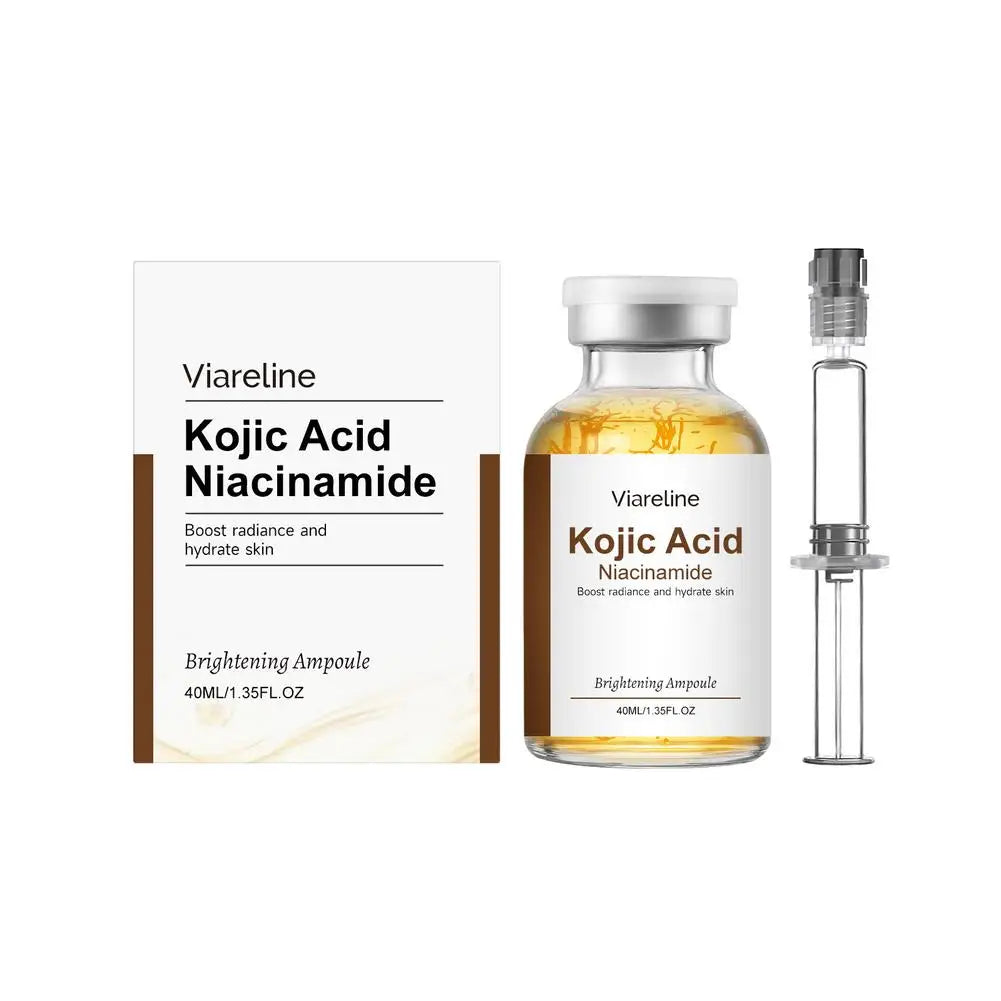 40ml Kojic Acid & Niacinamide Brightening Ampoule Serum Brightening Face Serum QXL A
