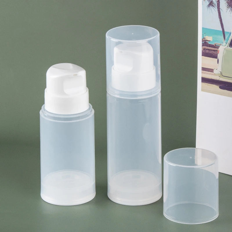 Travel Airless Pump Bottles 150ml 200ml 250ml – Refillable Travel Pump Bottle QXL