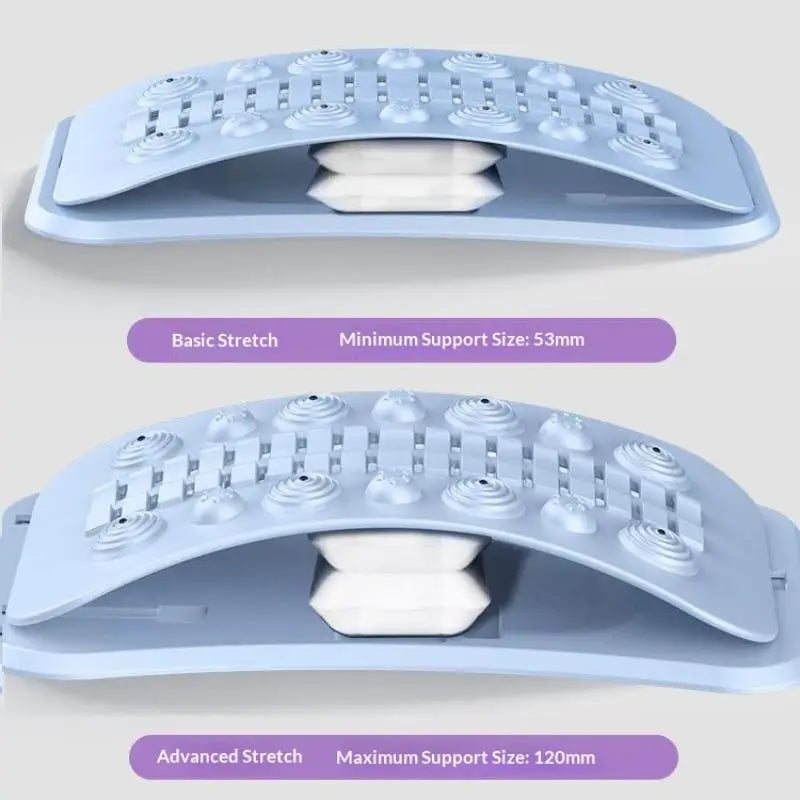Adjustable Lumbar Stretcher & Waist Massager | TPR Acupressure Lumbar Stretcher Massager QXL