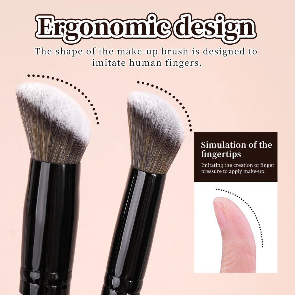 MAANGE 5-Pc Makeup Brush Set | Foundation & Concealer Brushes Makeup Brush Set QXL
