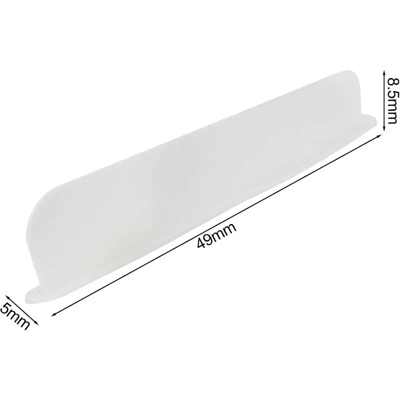 White Silicone Sink Splashback Guard & Countertop Protector Sink Splashback Guard QXL