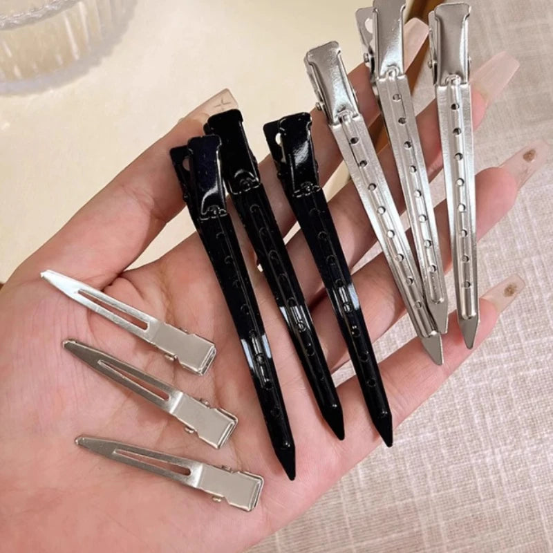 Metal Hair Sectioning Clips 5/10-Pack | Salon Styling Clamps Hair Sectioning Clips QXL