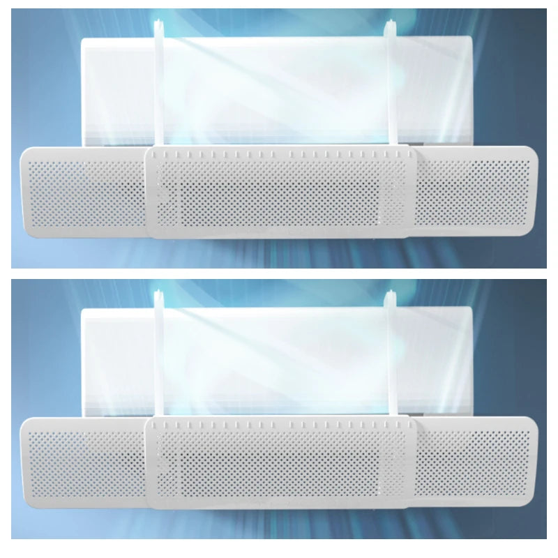 Wall-Mounted AC Wind Deflector | Honeycomb Air Baffle AC Wind Deflector QXL 2pcs