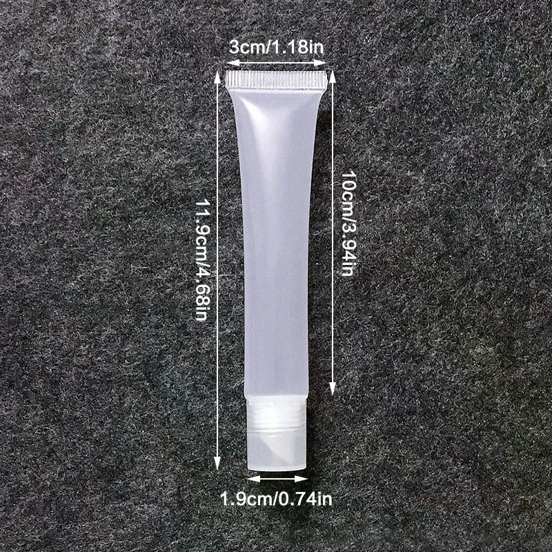 20ml Refillable Lip Gloss Tube | Empty PE Squeeze Container Lip Gloss Container QXL