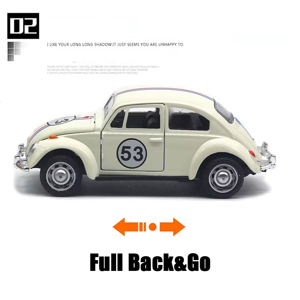1:32 Die-Cast Vintage Racing Car | Pull-Back Metal Toy Die-Cast Toy Car QXL