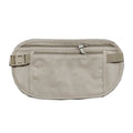 Invisible Travel Money Belt | RFID Passport Waist Pouch Travel Money Belt QXL Beige