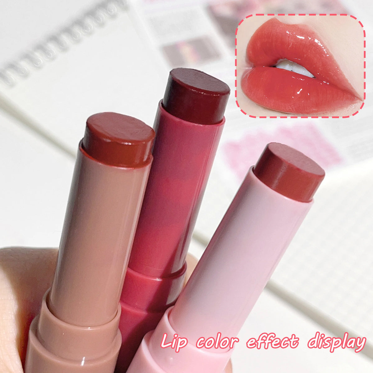 3-Piece Moisturizing Lip Set | Balm, Gloss & Long-Lasting Color Lip Care Set QXL 3 - Lip Moisturizer
