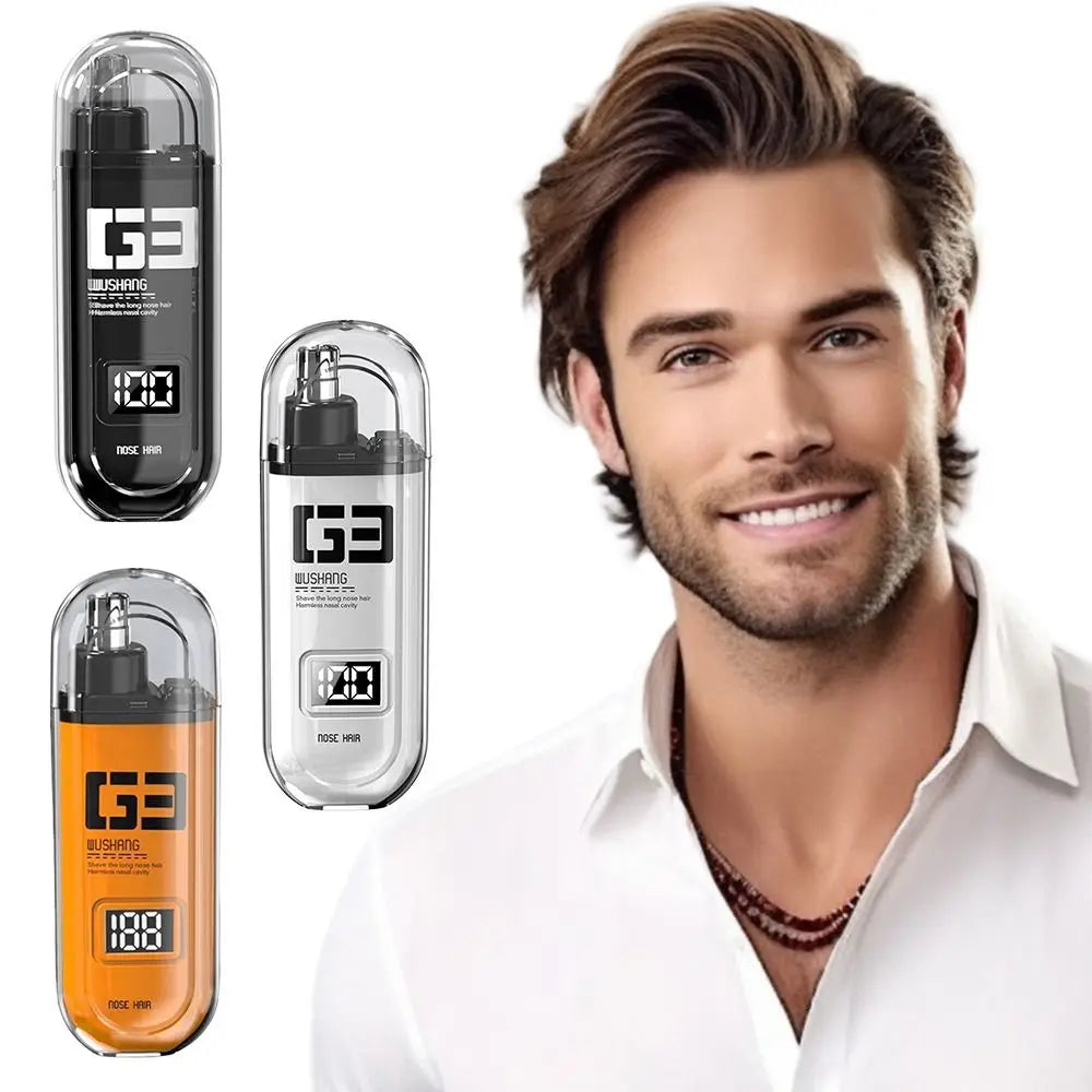 USB Rechargeable Electric Nose & Eyebrow Hair Trimmer Nose Hair Trimmer QXL