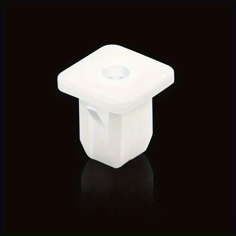 White Square Auto Trim Panel Clips | Bumper Retainer Fasteners Auto Panel Fastener Clips QXL