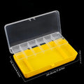 Double Layer Fishing Tackle Box | Portable Bait Organizer Fishing Tackle Box QXL Yellow