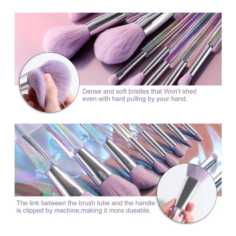 24-Piece Makeup Brush Set – Powder, Foundation & Eye Brushes Makeup Brush Set QXL