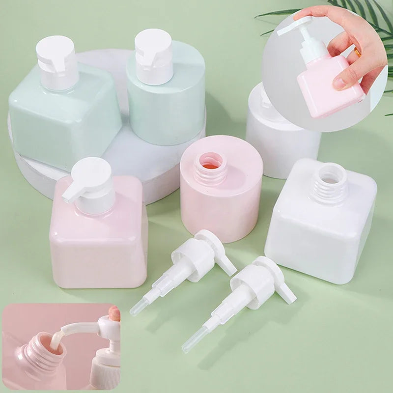 200/300ml Refillable Press Pump Bottle | Travel Lotion Dispenser Refillable Pump Bottle QXL
