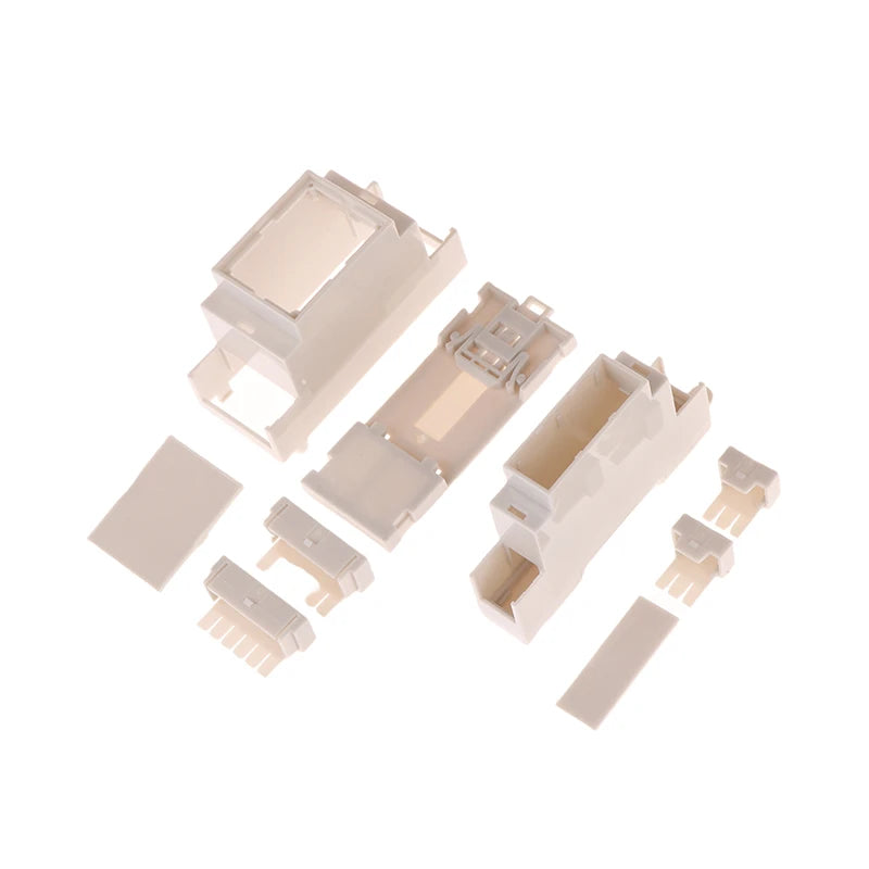 DIN Rail Plastic Enclosure | ABS Electronics Distribution Box DIN Rail Enclosure QXL