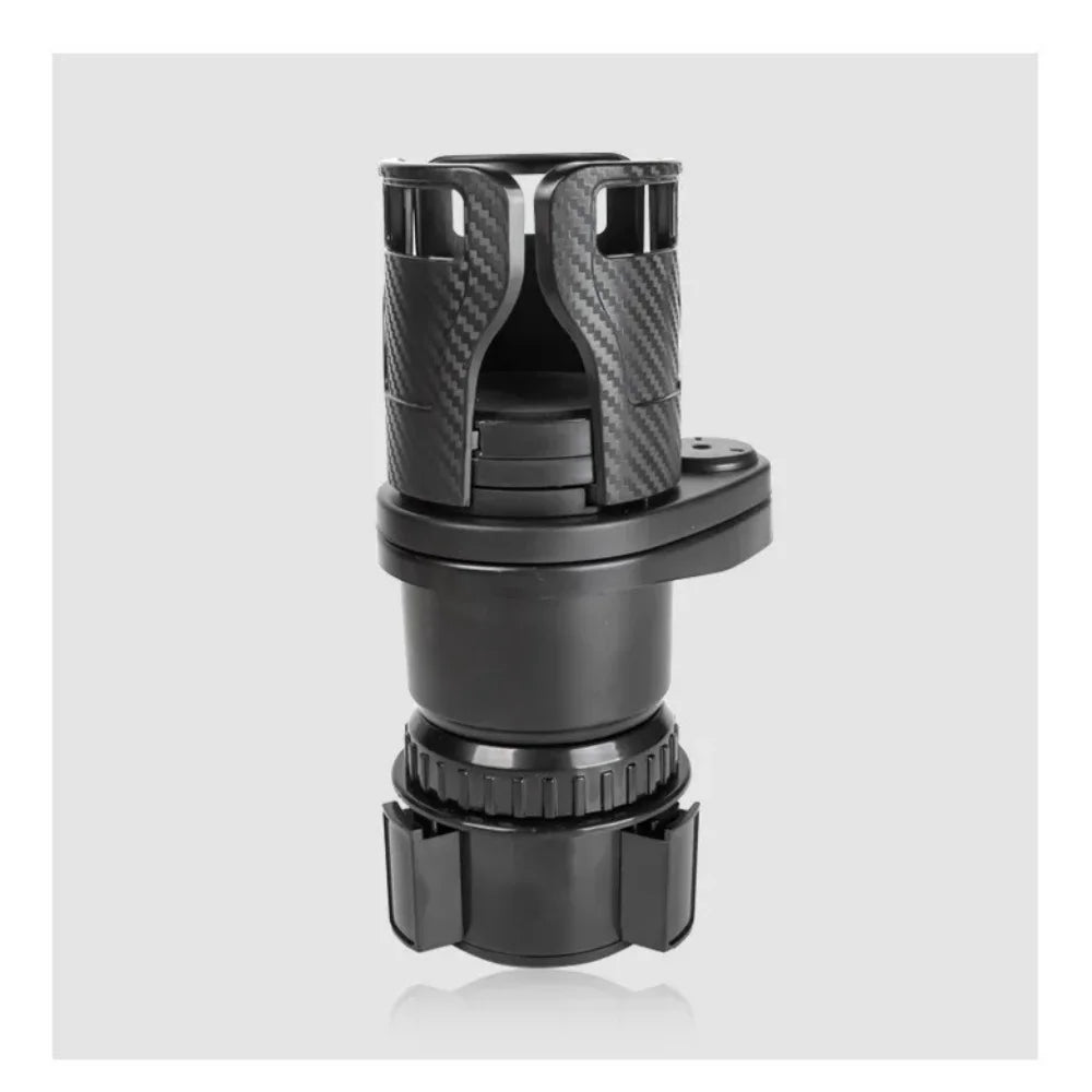 Dual Car Cup Holder Expander with Phone Stand & Organizer Car Cup Holder QXL