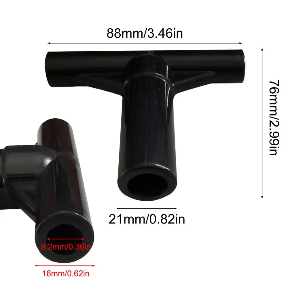 Trampoline Enclosure T-Joint Pole Connector | PP Tube Part Trampoline Parts QXL 1pcs