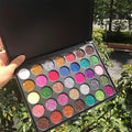 VERONNI 35-Color Glitter Metallic Eyeshadow Palette | Shimmer Eyeshadow Palette QXL 35 Glitter Colors