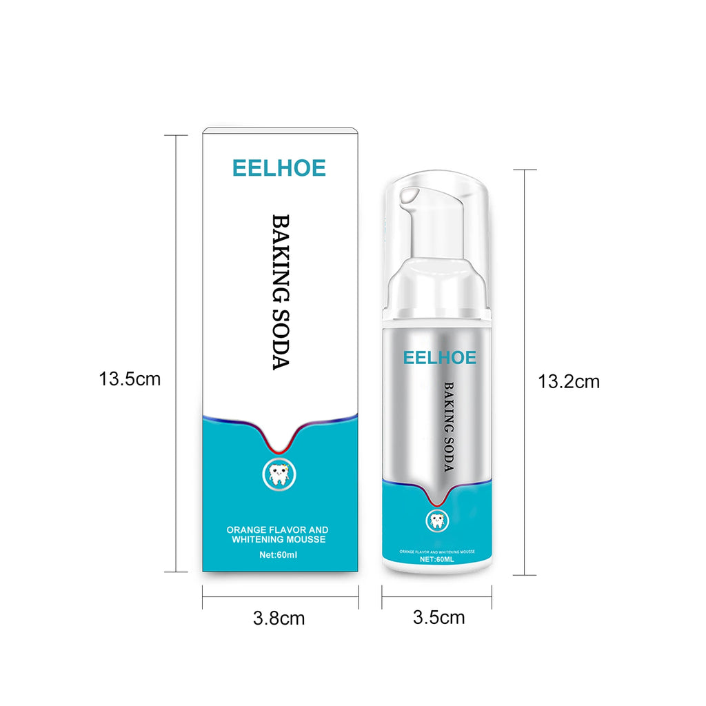 Eelhoe Mint Whitening Foam Mousse Toothpaste | 60ml Pump Whitening Foam Toothpaste QXL 60ml 1PCS