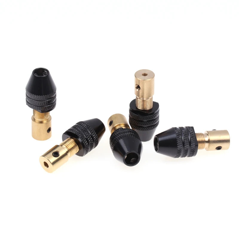 Mini Drill Chuck Collet Set 0.3–3.4mm | 5 Sizes + Wrench Mini Drill Chuck QXL