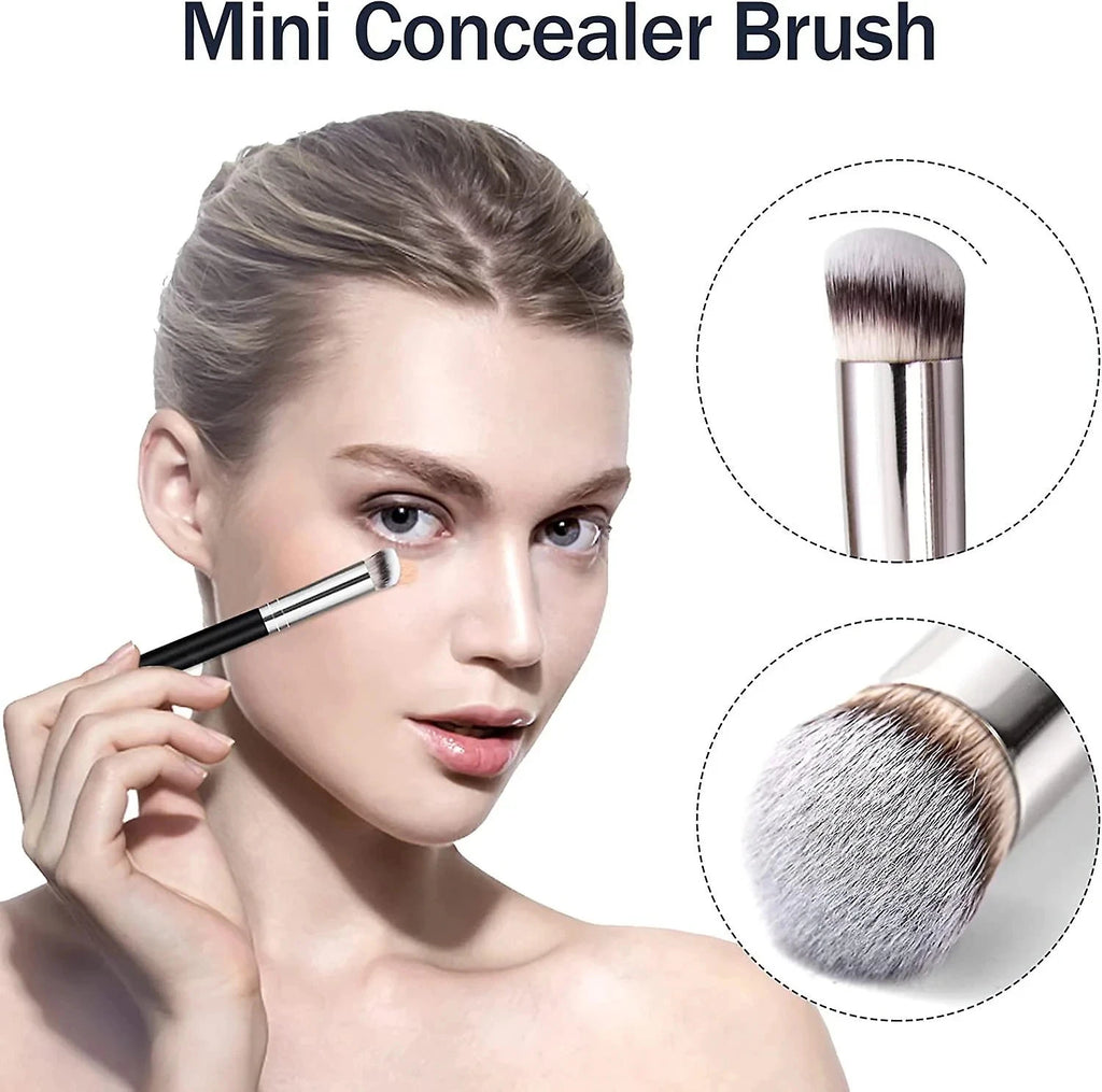 Foundation Concealer Contour Brush Set | Blending Makeup Makeup Brush Set QXL