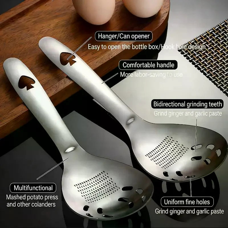 3-in-1 Potato Masher, Slotted Spoon & Egg Separator Kitchen Masher Tool QXL
