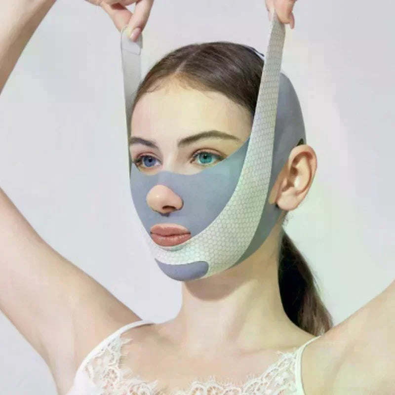 Face Slimming Bandage | Chin & Cheek Lift Belt for Men & Women Face Slimming Bandage QXL