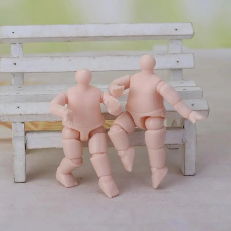 4-Inch Anime Mini Doll Body Multi-Joints | 1/12 Scale Figure Doll Accessory QXL