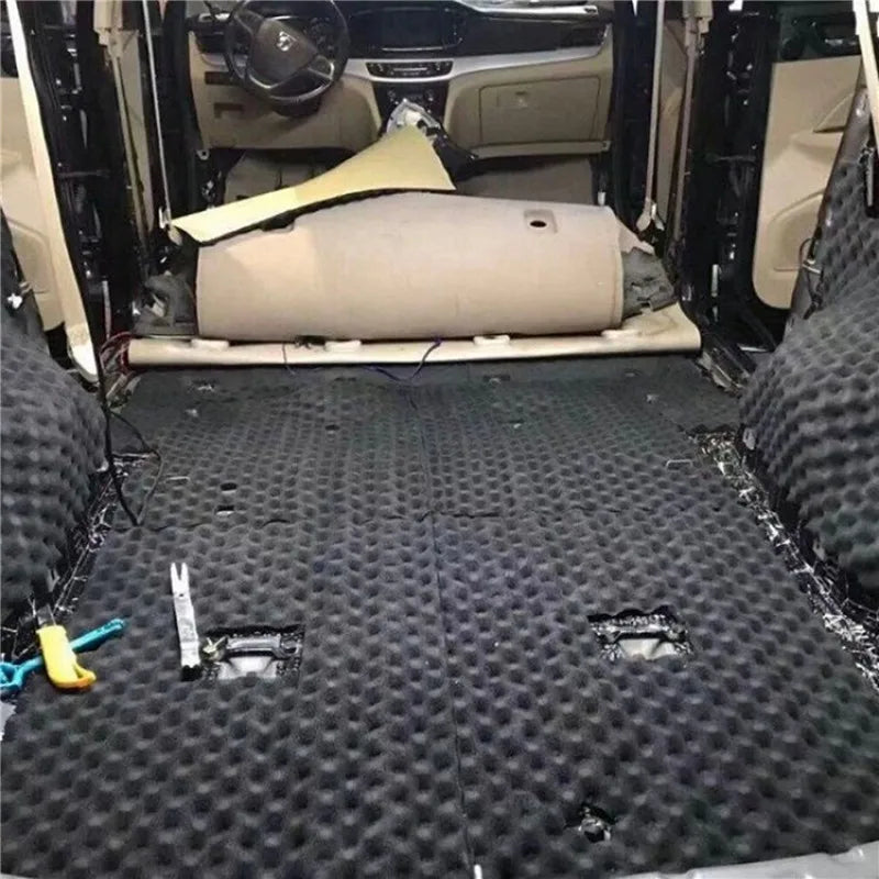 Self-Adhesive Car Door Sound Insulation Wave Foam 80×25cm Car Sound Insulation QXL
