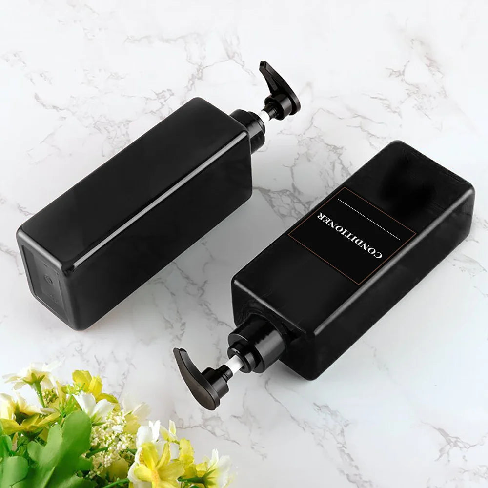 3-Pack 500ml Refillable Pump Dispenser Bottles | Shampoo & Soap Pump Dispenser Bottles QXL