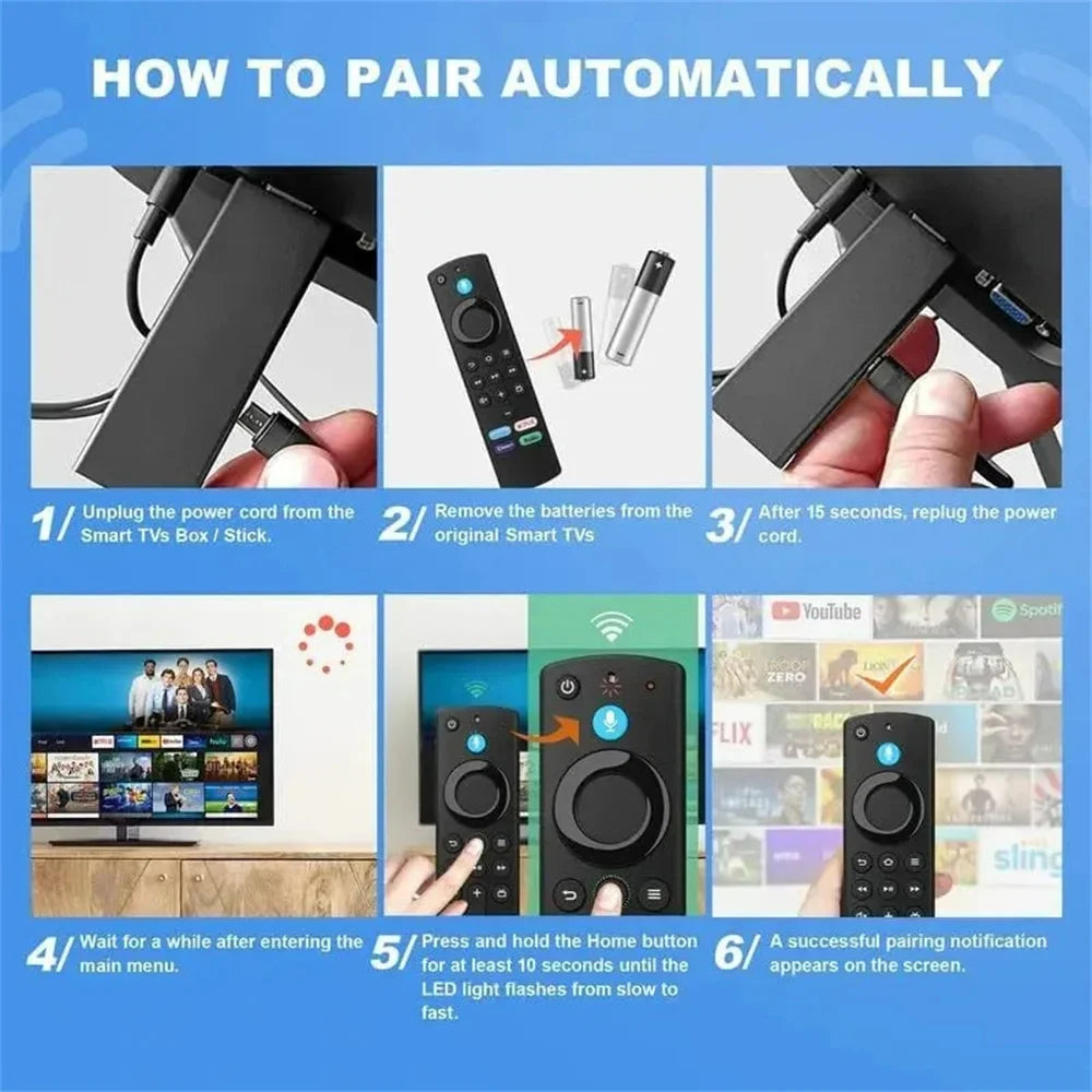 L5B83G Voice Remote for Fire TV Stick Lite & Cube Voice Remote Control QXL