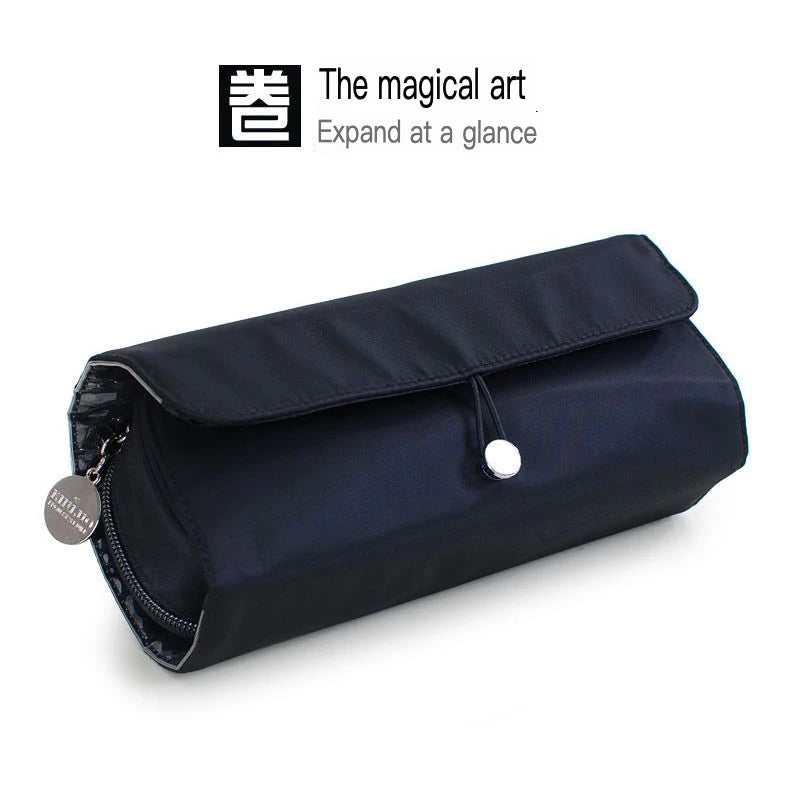 Waterproof Nylon Makeup Brush Bag | Large Capacity Organizer Makeup Brush Bag QXL