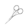 Stainless Steel Grooming Scissors | Nose, Eyebrow & Nail Grooming Scissors QXL Silver Curved Tip