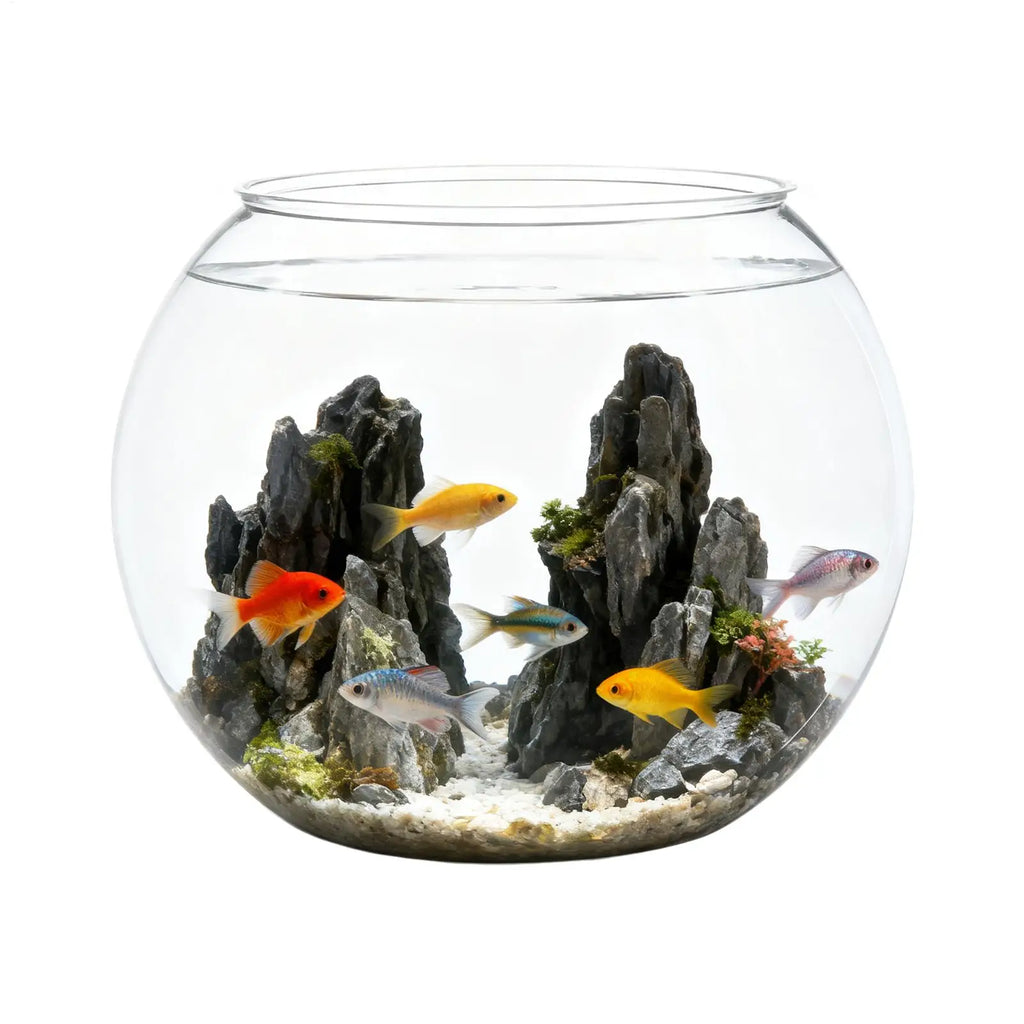 Clear Bubble Fish Bowl | Mini Aquarium & Table Centerpiece Bubble Fish Bowl QXL