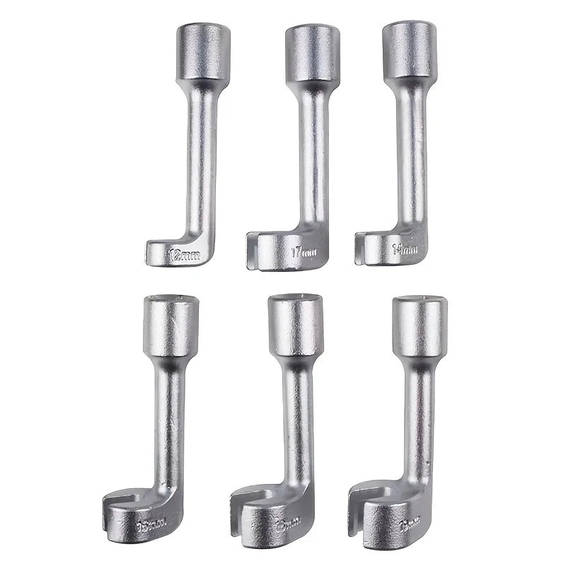 6-Pc Diesel Injector Pipe Socket Set 1/2" Drive 12–19mm Socket Wrench Set QXL